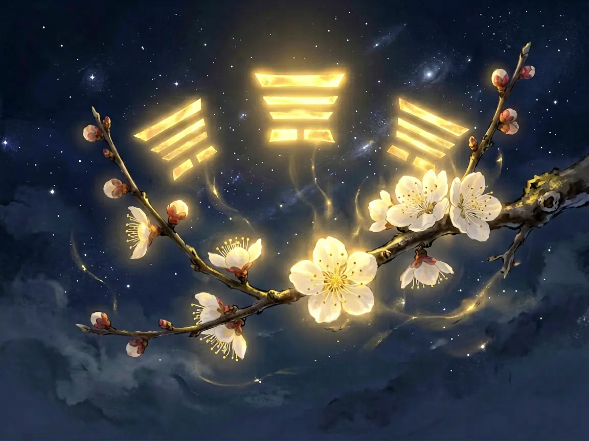Mei Hua Yi Shu: How Plum Blossom Divination Turns the Moment Into a Hexagram